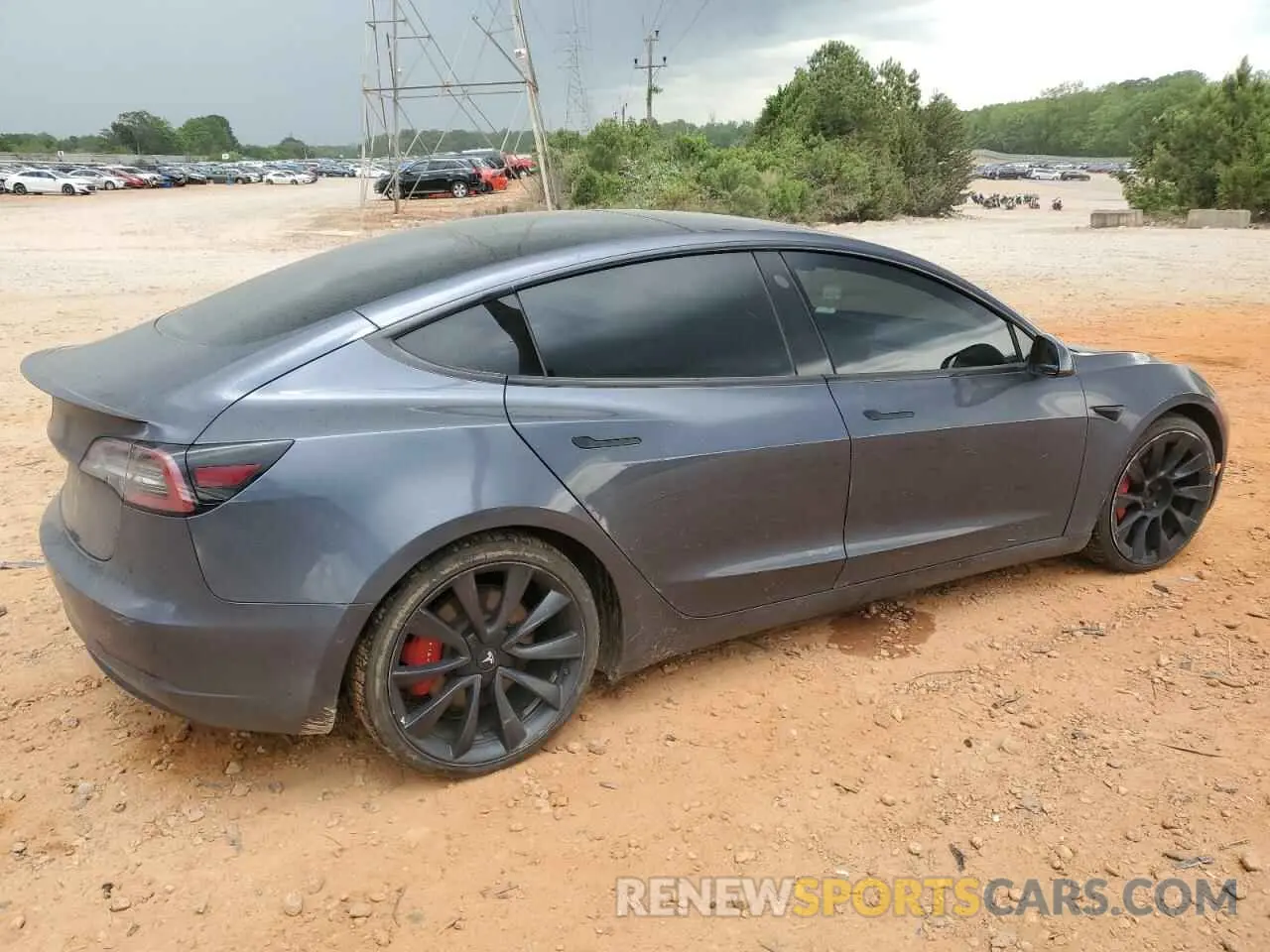 3 Photograph of a damaged car 5YJ3E1EC5LF646941 TESLA MODEL 3 2020