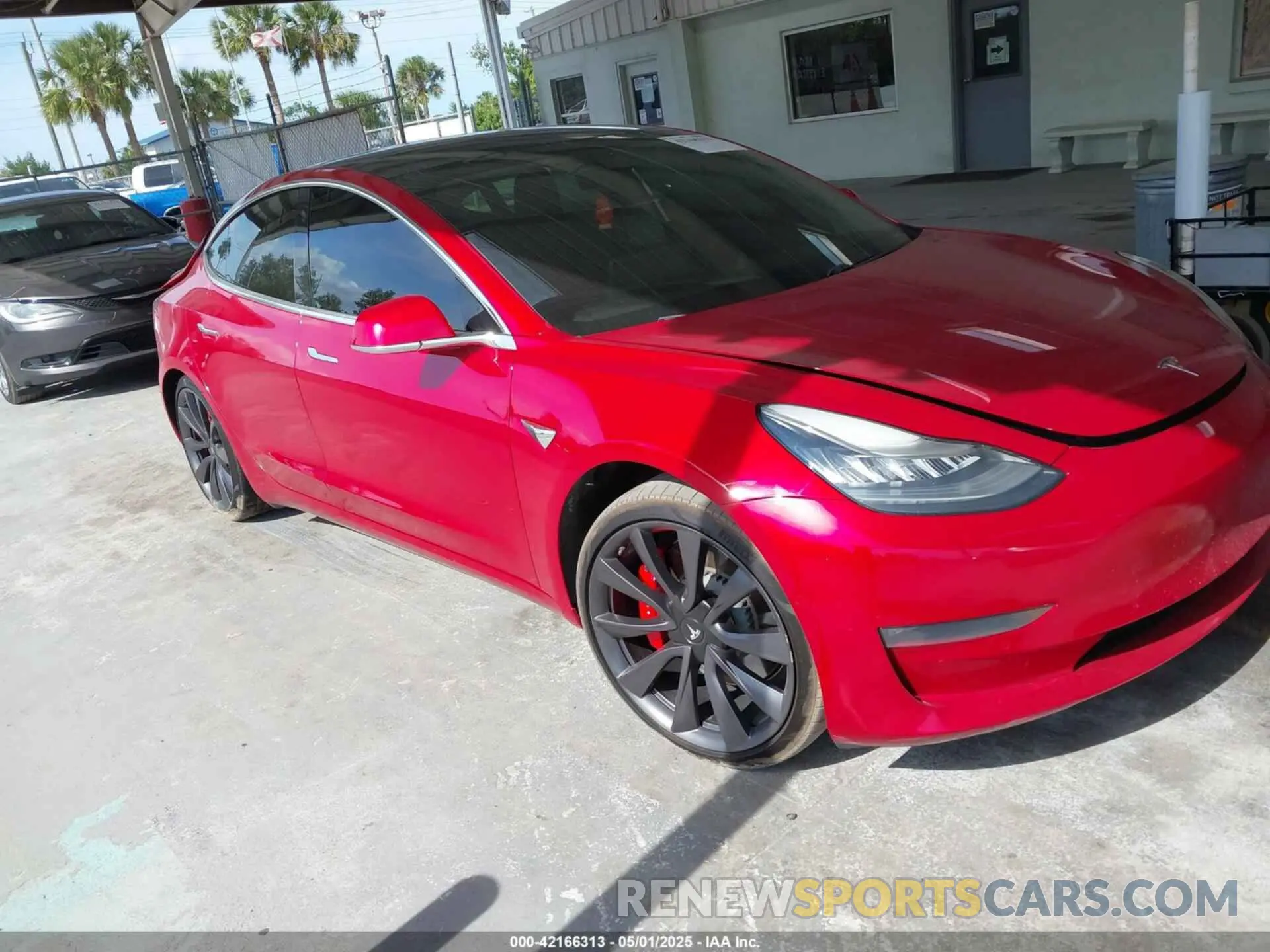 1 Photograph of a damaged car 5YJ3E1EC5LF713649 TESLA MODEL 3 2020
