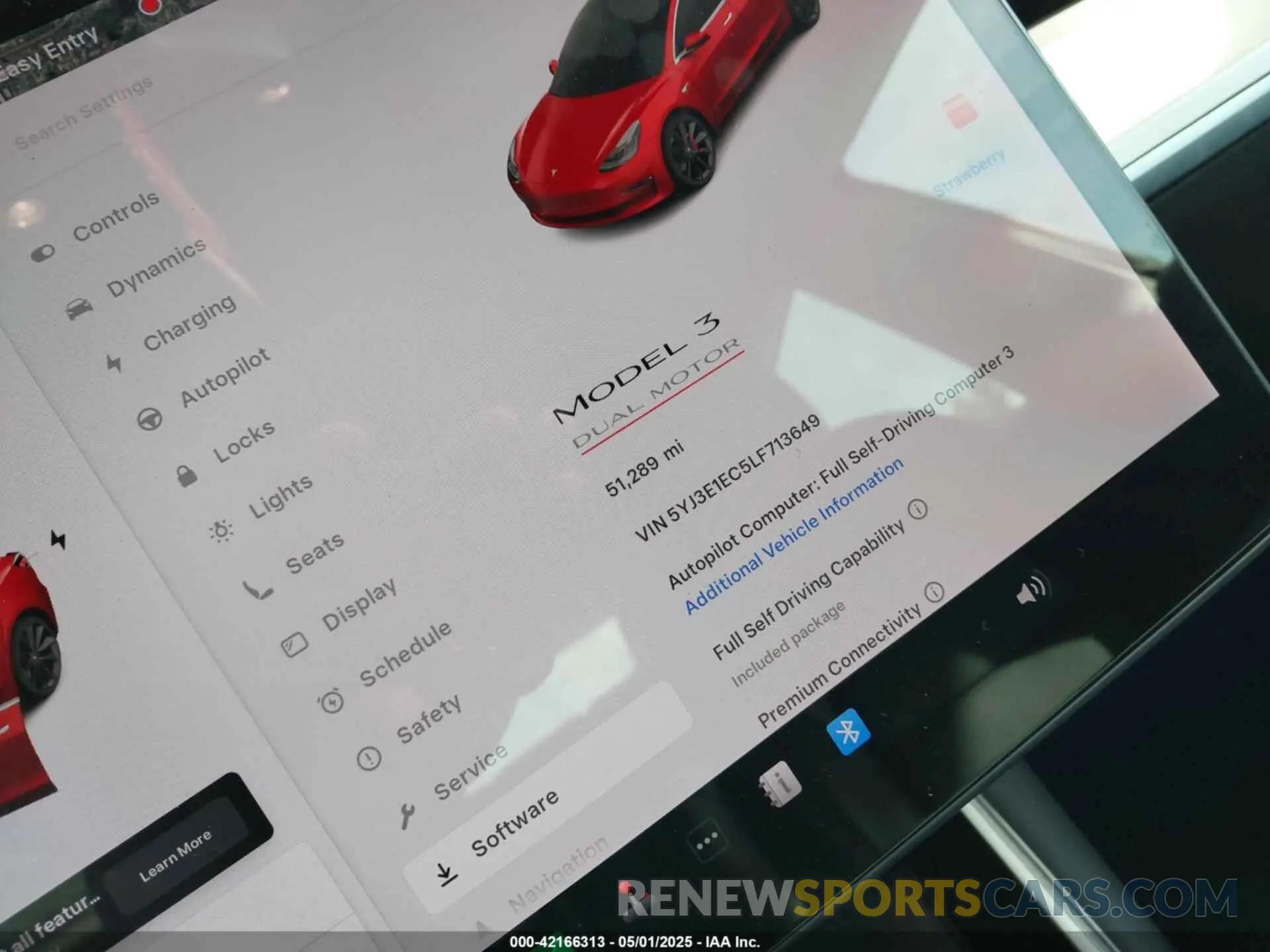 7 Photograph of a damaged car 5YJ3E1EC5LF713649 TESLA MODEL 3 2020