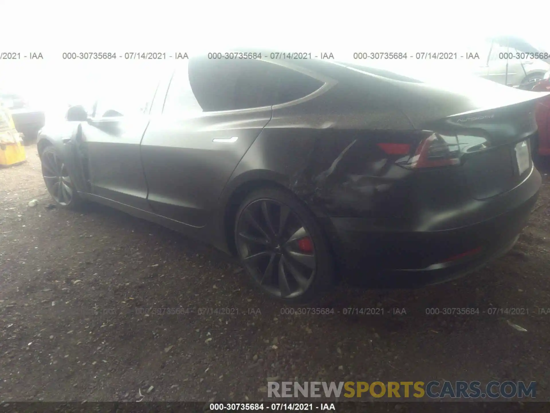 3 Photograph of a damaged car 5YJ3E1EC5LF716910 TESLA MODEL 3 2020