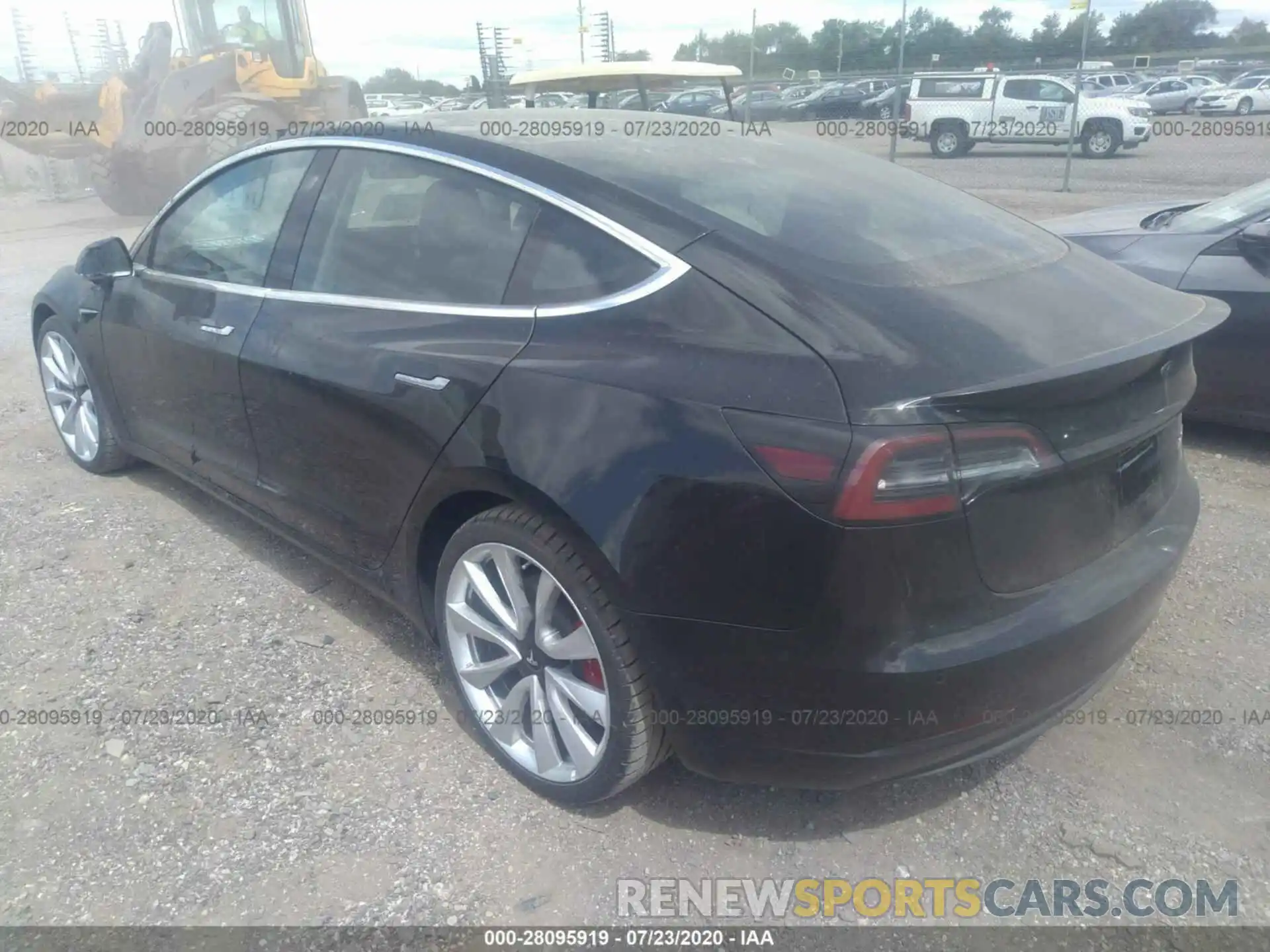 3 Photograph of a damaged car 5YJ3E1EC6LF623491 TESLA MODEL 3 2020