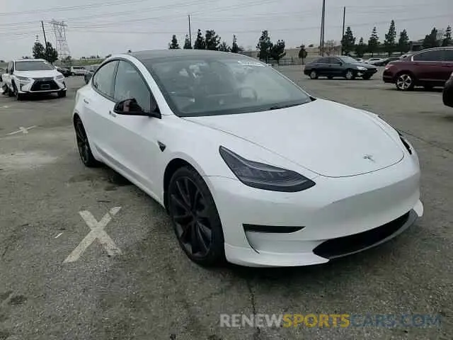 10 Photograph of a damaged car 5YJ3E1EC6LF624284 TESLA MODEL 3 2020