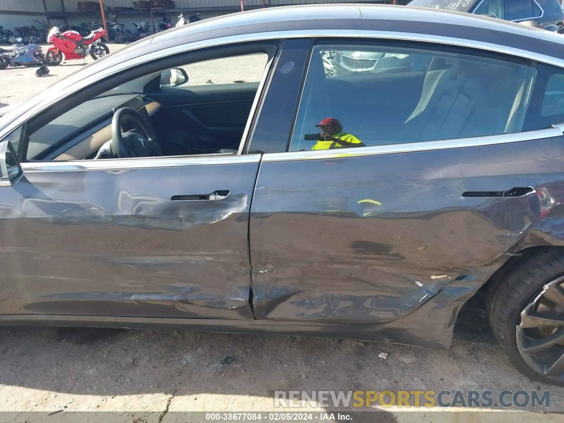 13 Photograph of a damaged car 5YJ3E1EC6LF646902 TESLA MODEL 3 2020