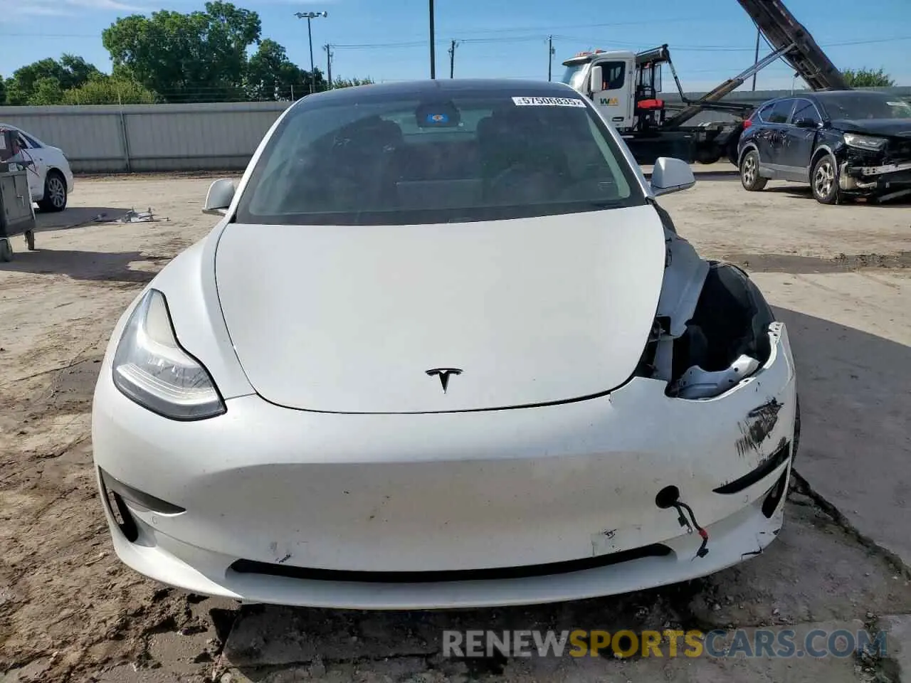 5 Photograph of a damaged car 5YJ3E1EC6LF714177 TESLA MODEL 3 2020