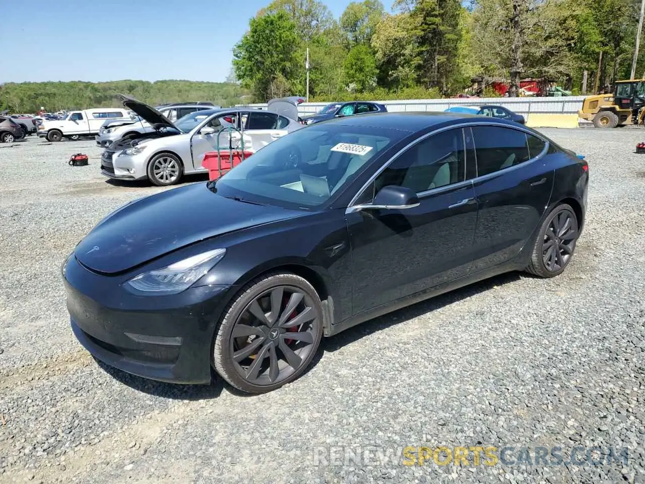 1 Photograph of a damaged car 5YJ3E1EC6LF774959 TESLA MODEL 3 2020