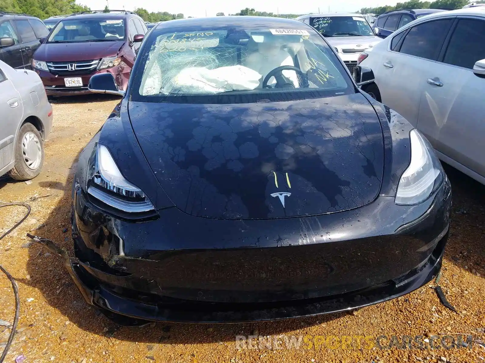 7 Photograph of a damaged car 5YJ3E1EC6LF774962 TESLA MODEL 3 2020