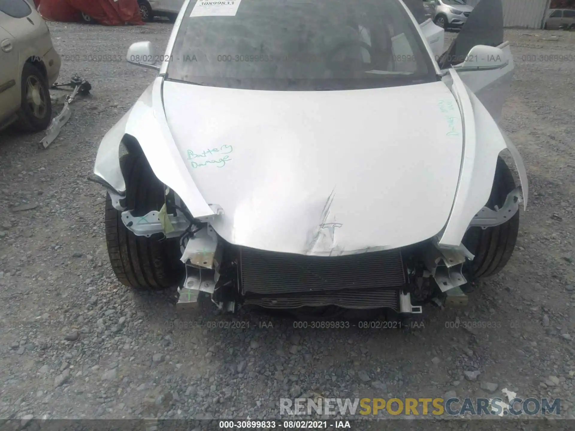 6 Photograph of a damaged car 5YJ3E1EC6LF796508 TESLA MODEL 3 2020