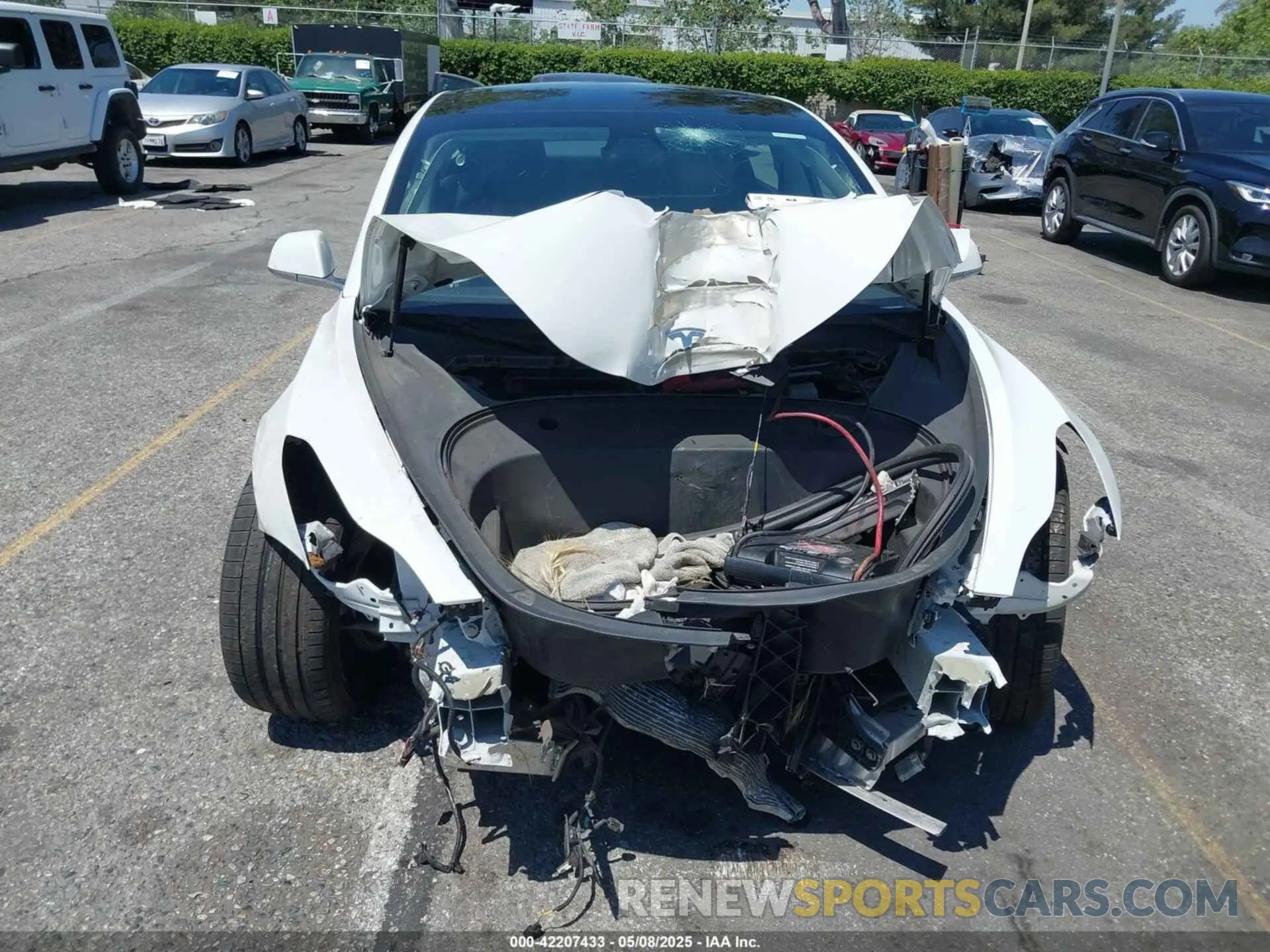 13 Photograph of a damaged car 5YJ3E1EC6LF805448 TESLA MODEL 3 2020