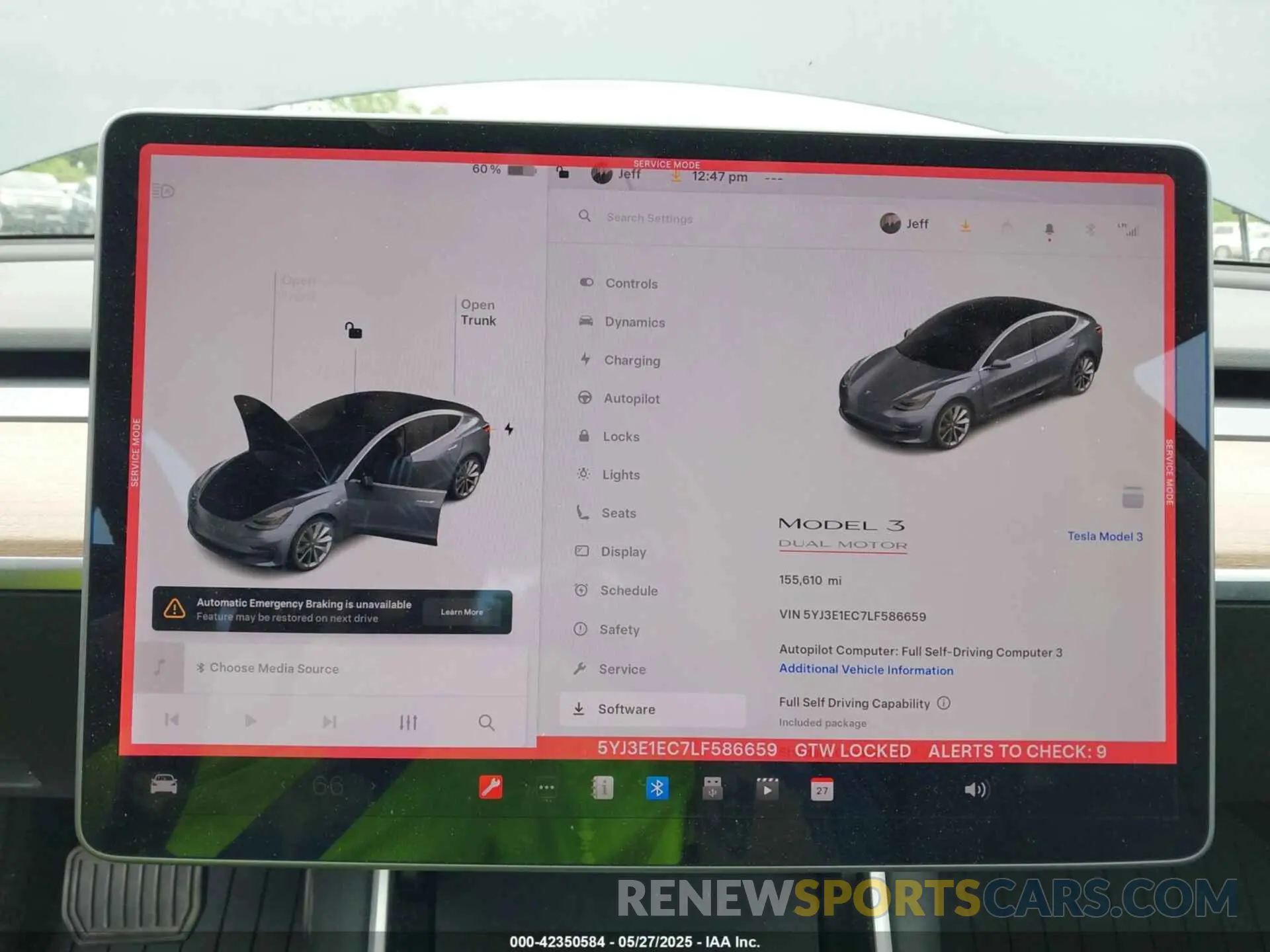 7 Photograph of a damaged car 5YJ3E1EC7LF586659 TESLA MODEL 3 2020
