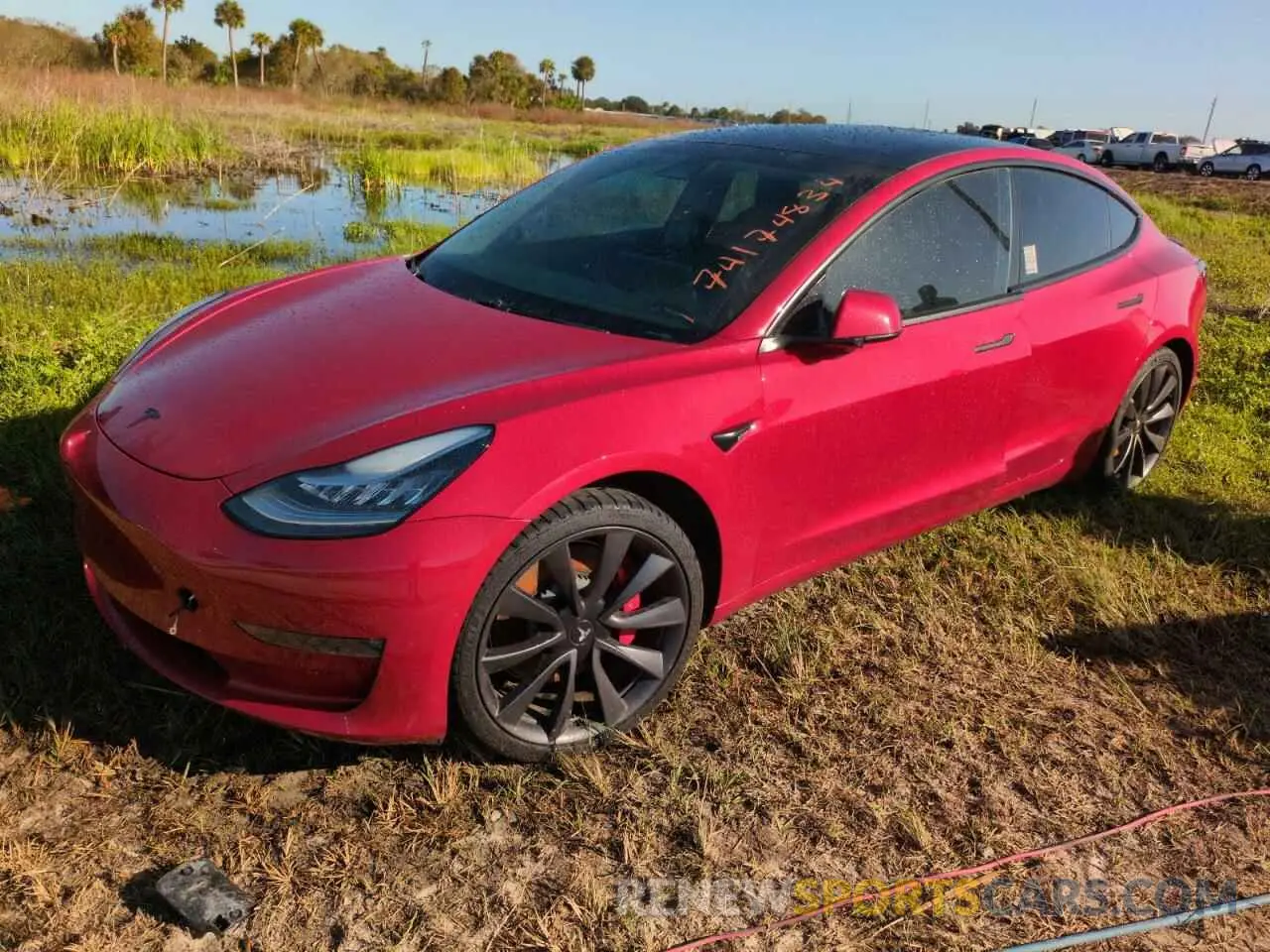 1 Photograph of a damaged car 5YJ3E1EC7LF669363 TESLA MODEL 3 2020