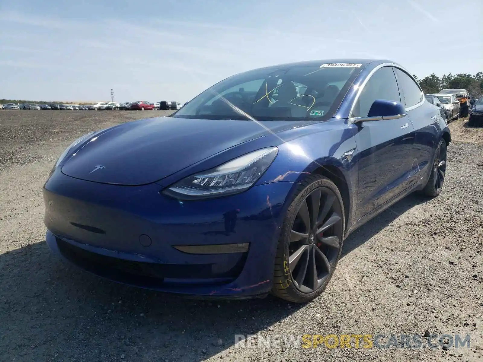 2 Photograph of a damaged car 5YJ3E1EC7LF669654 TESLA MODEL 3 2020