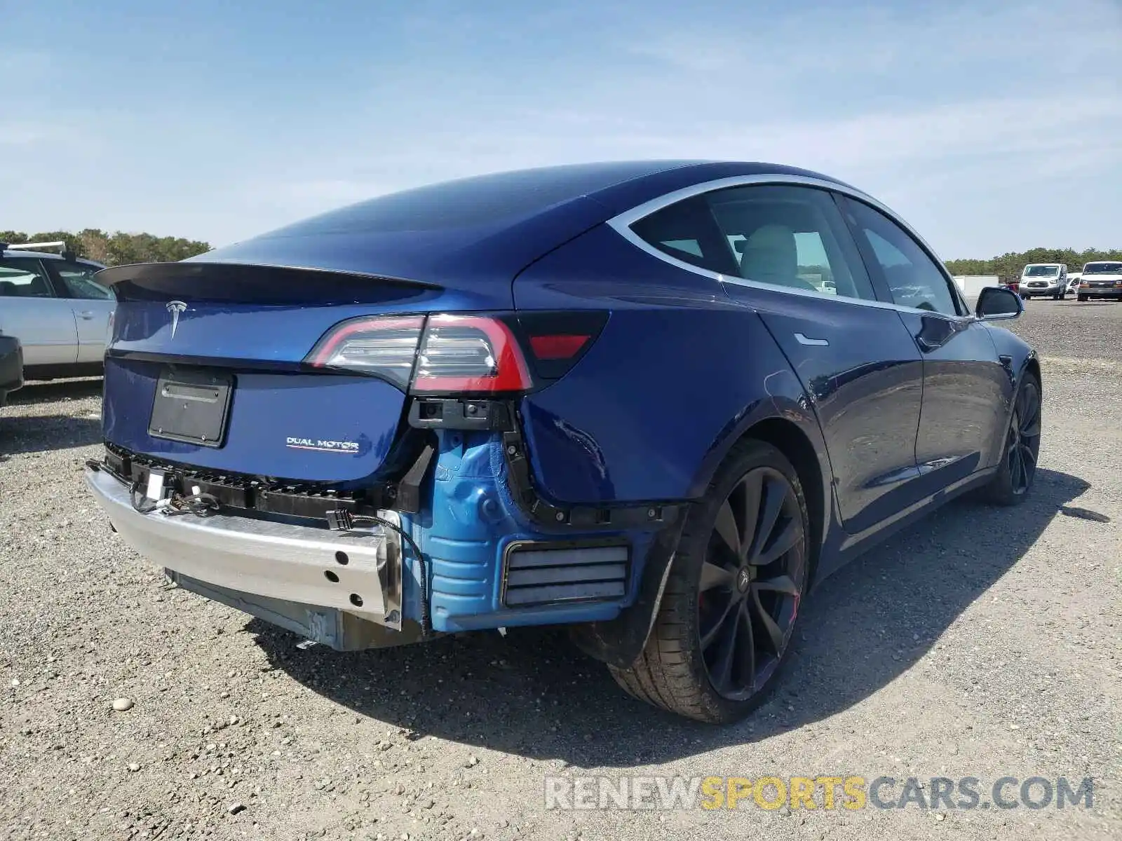 4 Photograph of a damaged car 5YJ3E1EC7LF669654 TESLA MODEL 3 2020