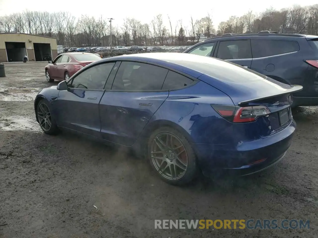 2 Photograph of a damaged car 5YJ3E1EC7LF669668 TESLA MODEL 3 2020