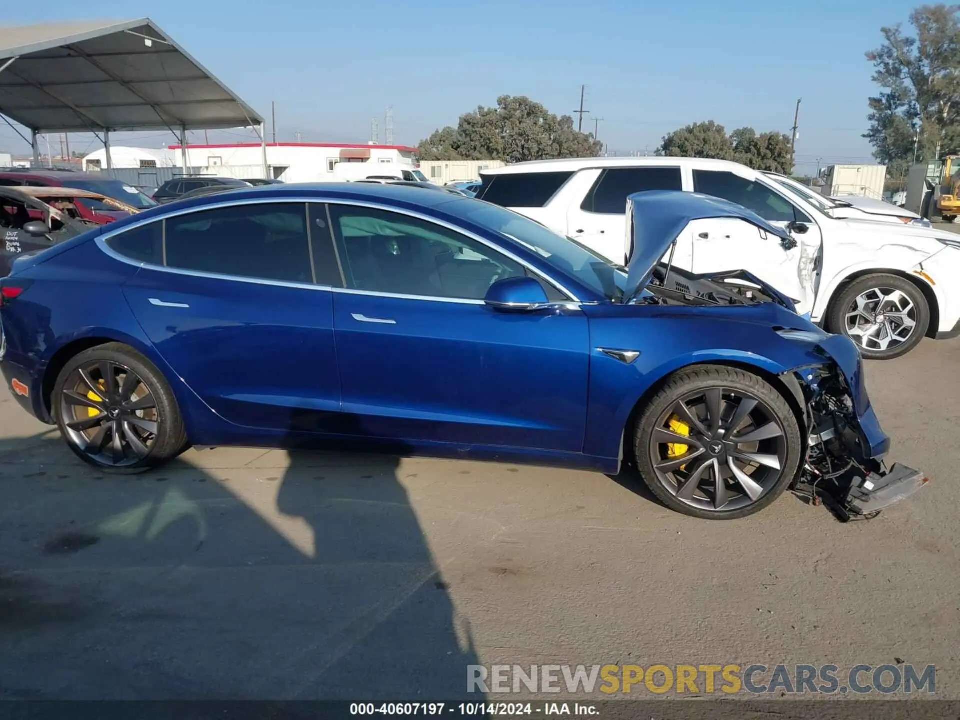 13 Photograph of a damaged car 5YJ3E1EC7LF713197 TESLA MODEL 3 2020