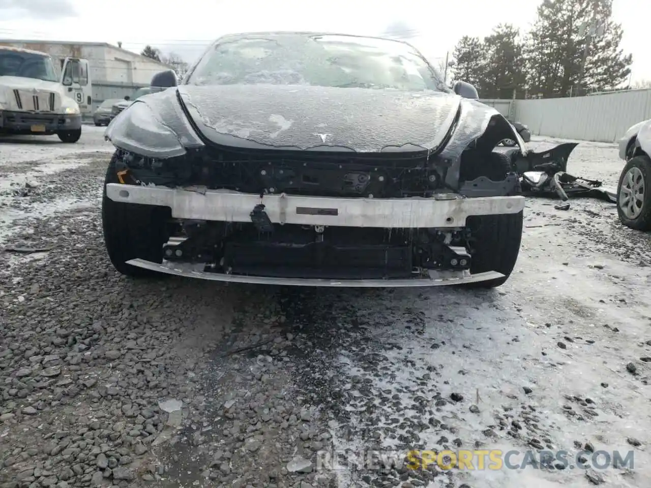 9 Photograph of a damaged car 5YJ3E1EC7LF714544 TESLA MODEL 3 2020