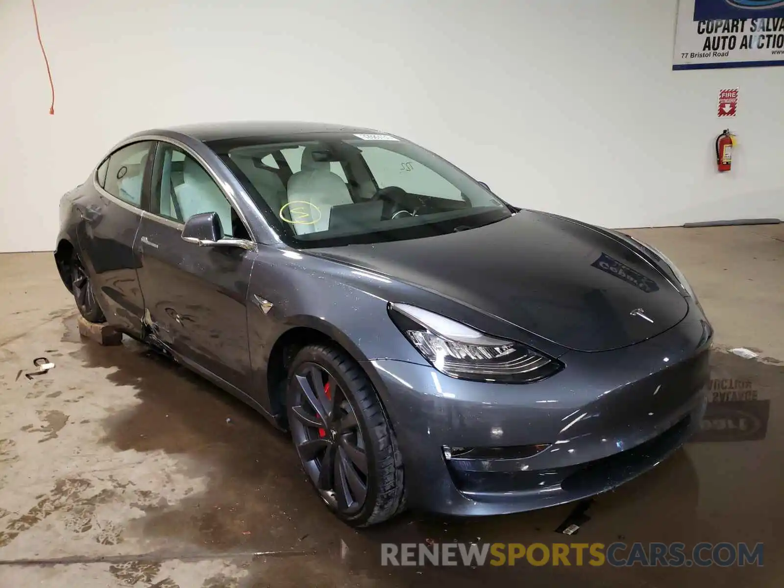 1 Photograph of a damaged car 5YJ3E1EC7LF783413 TESLA MODEL 3 2020