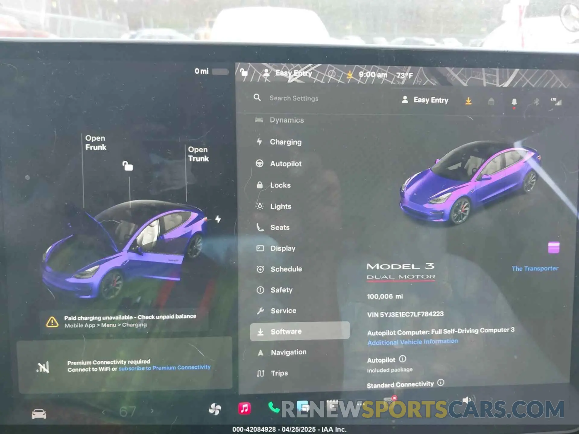 7 Photograph of a damaged car 5YJ3E1EC7LF784223 TESLA MODEL 3 2020