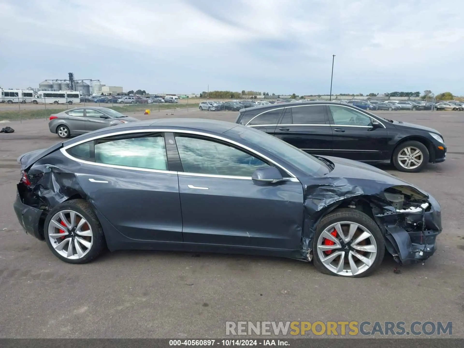 14 Photograph of a damaged car 5YJ3E1EC8LF602903 TESLA MODEL 3 2020