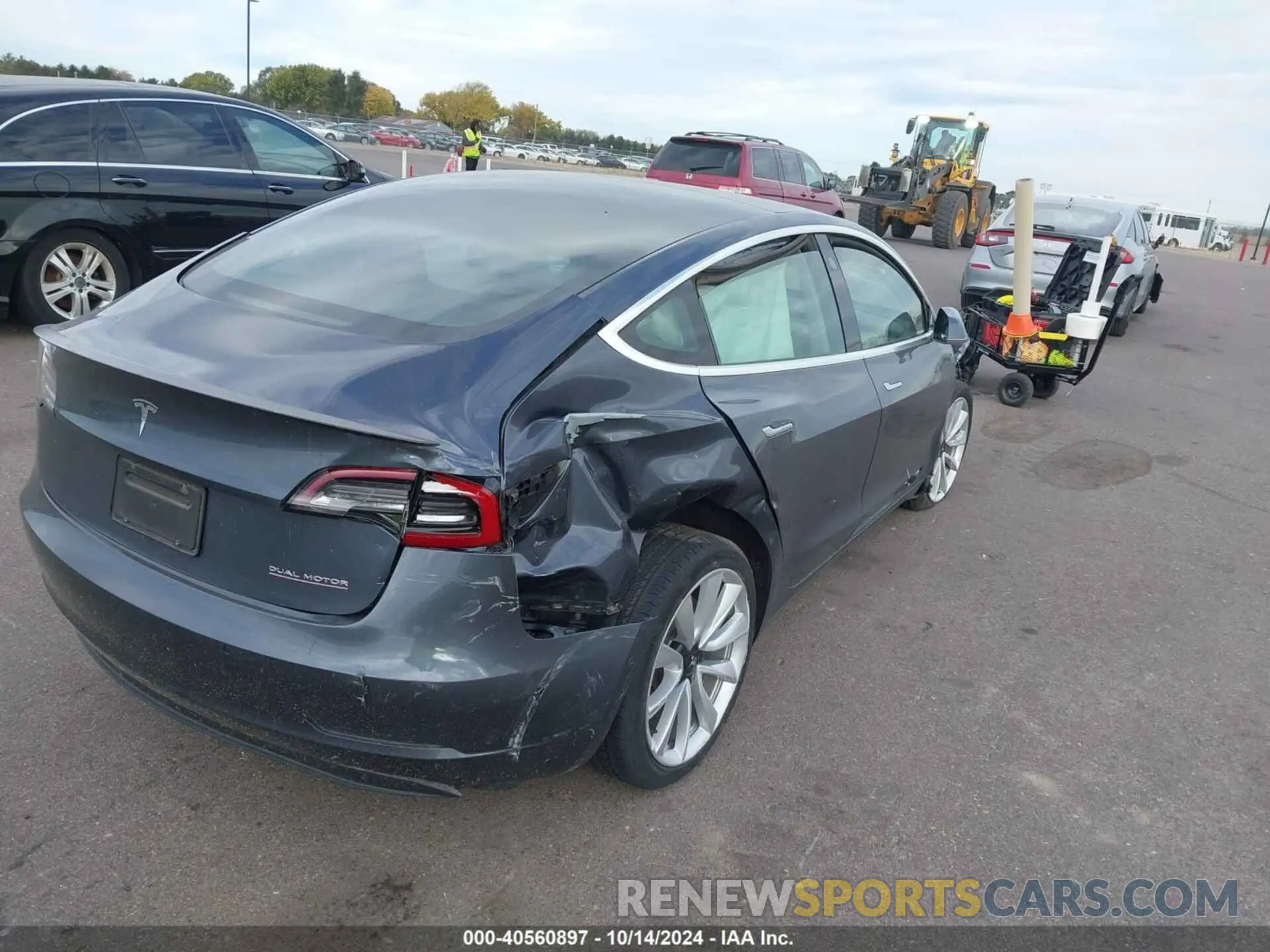 20 Photograph of a damaged car 5YJ3E1EC8LF602903 TESLA MODEL 3 2020