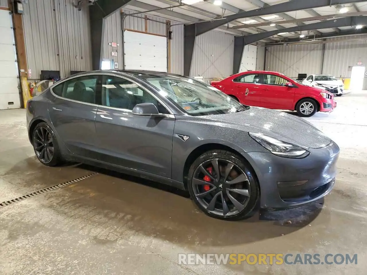 4 Photograph of a damaged car 5YJ3E1EC8LF640891 TESLA MODEL 3 2020