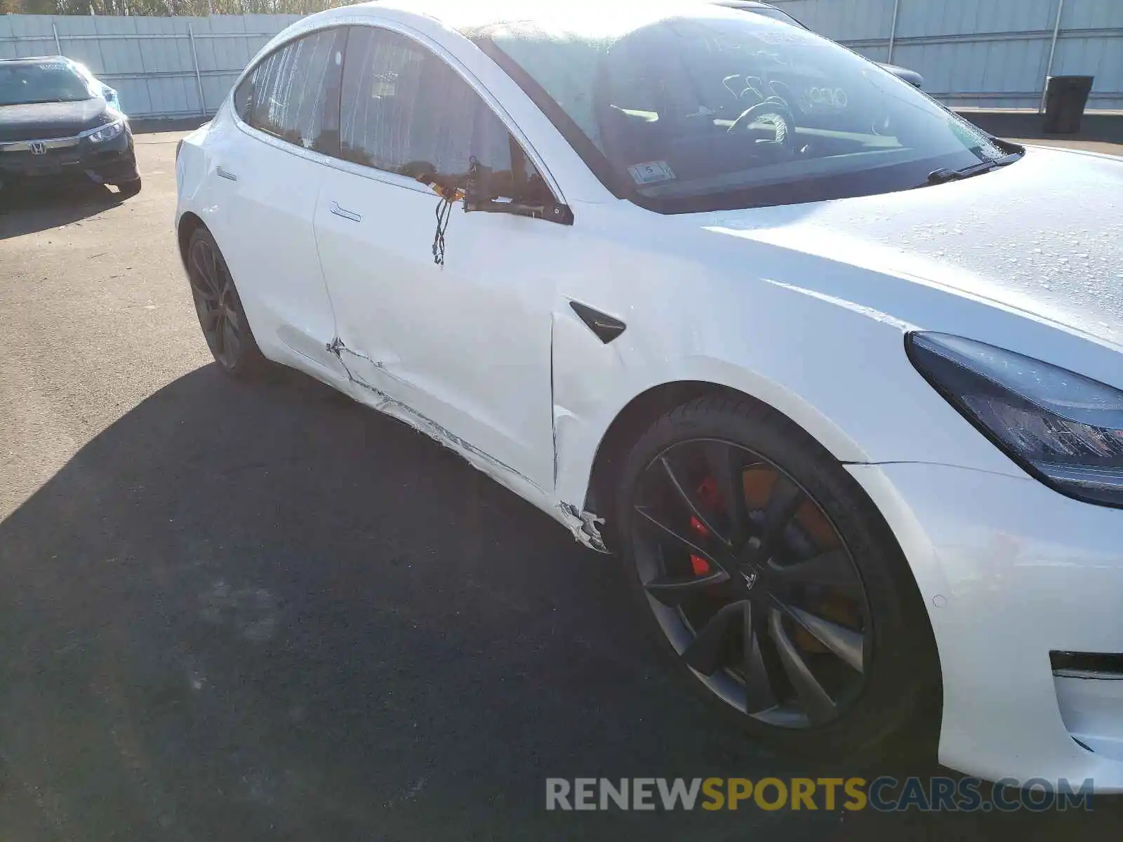 9 Photograph of a damaged car 5YJ3E1EC8LF641393 TESLA MODEL 3 2020