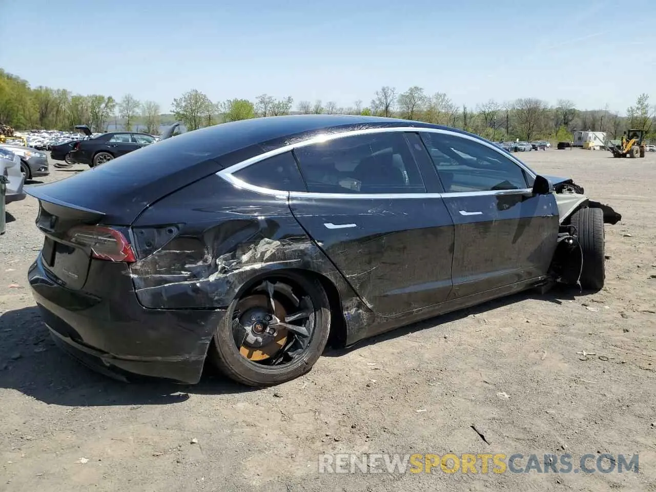 3 Photograph of a damaged car 5YJ3E1EC8LF746838 TESLA MODEL 3 2020
