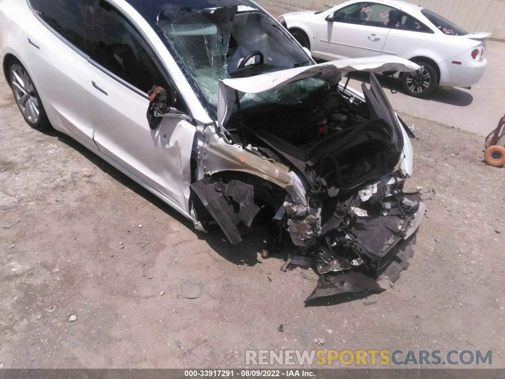 1 Photograph of a damaged car 5YJ3E1EC9LF627647 TESLA MODEL 3 2020