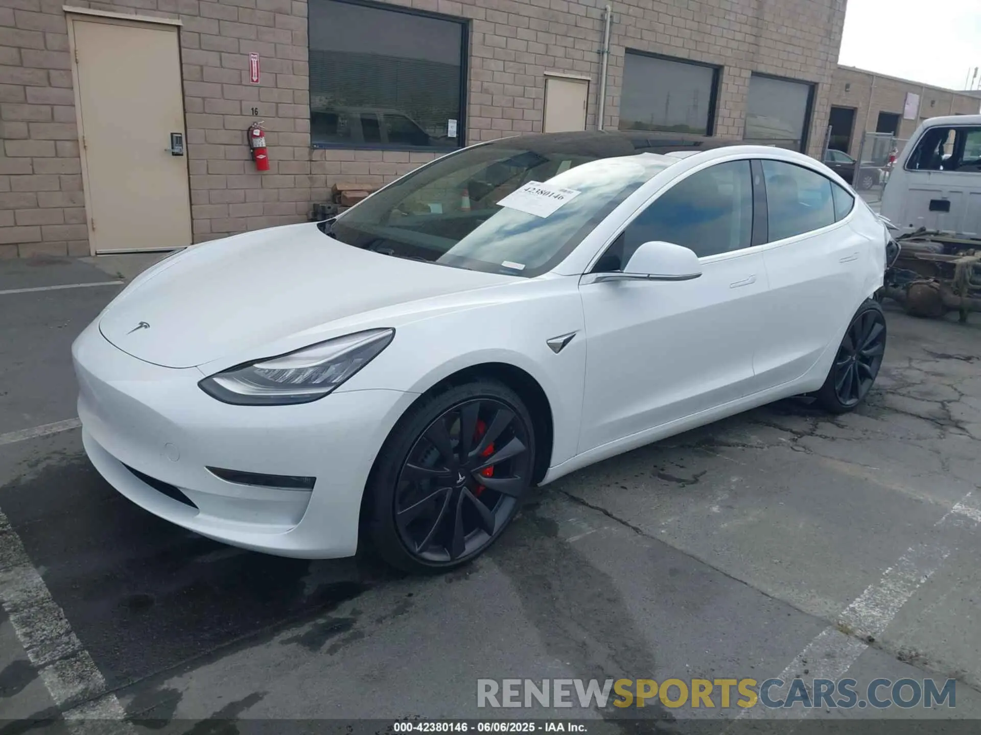 2 Photograph of a damaged car 5YJ3E1EC9LF641242 TESLA MODEL 3 2020