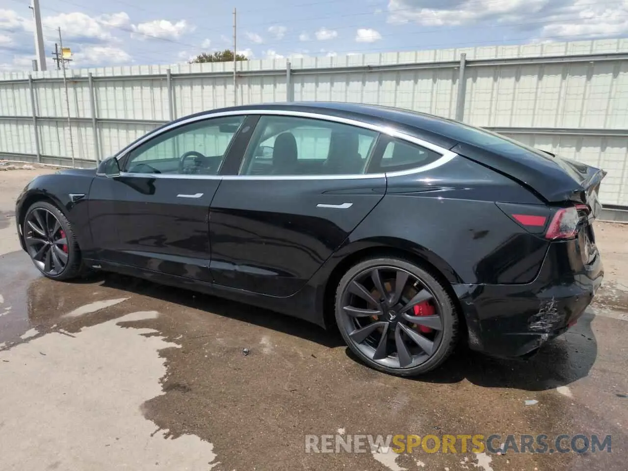 2 Photograph of a damaged car 5YJ3E1EC9LF713119 TESLA MODEL 3 2020