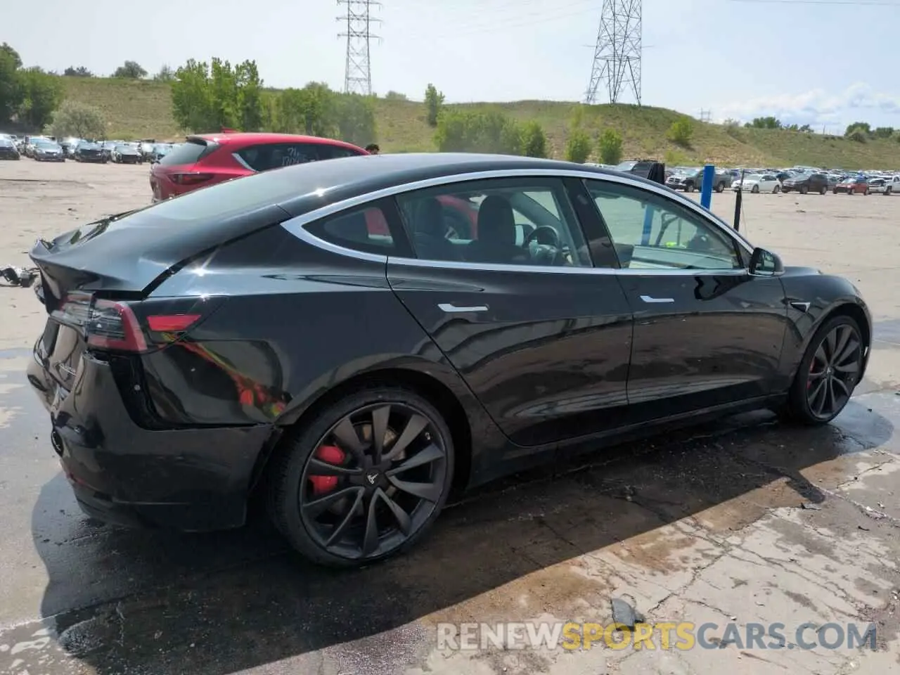 3 Photograph of a damaged car 5YJ3E1EC9LF713119 TESLA MODEL 3 2020