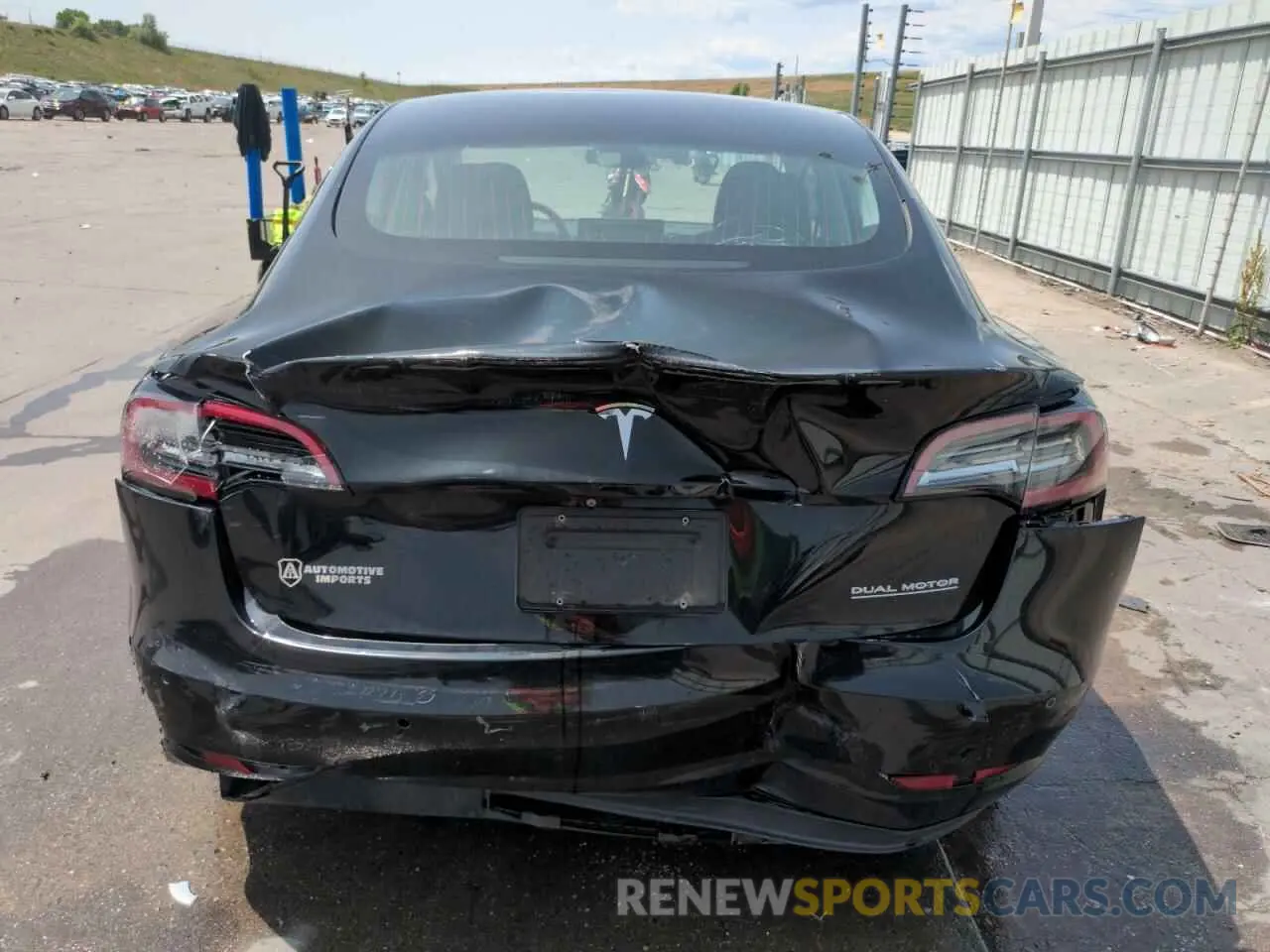 6 Photograph of a damaged car 5YJ3E1EC9LF713119 TESLA MODEL 3 2020