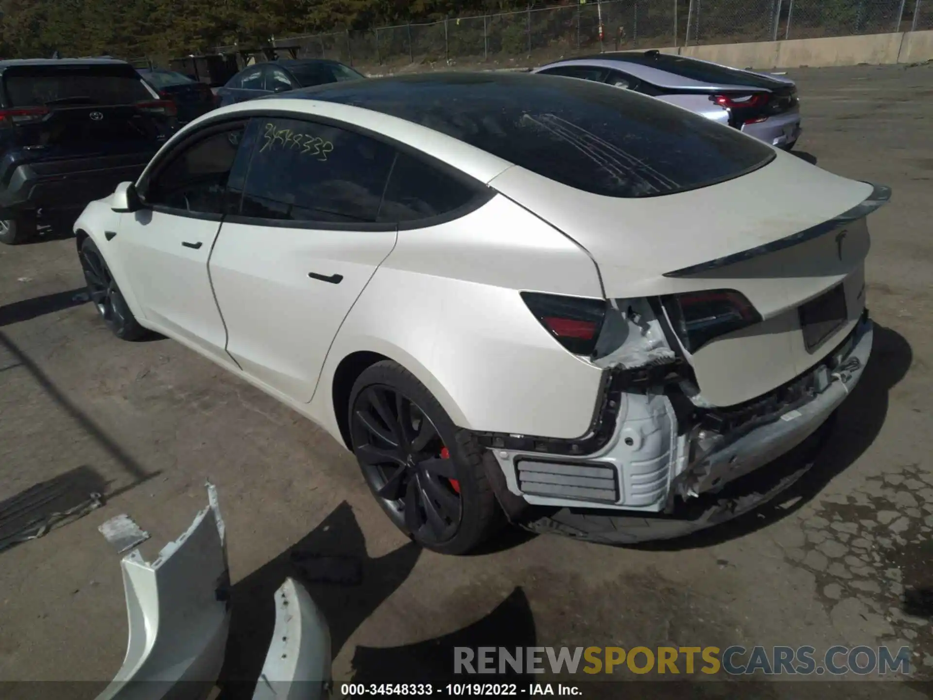 3 Photograph of a damaged car 5YJ3E1EC9LF714206 TESLA MODEL 3 2020