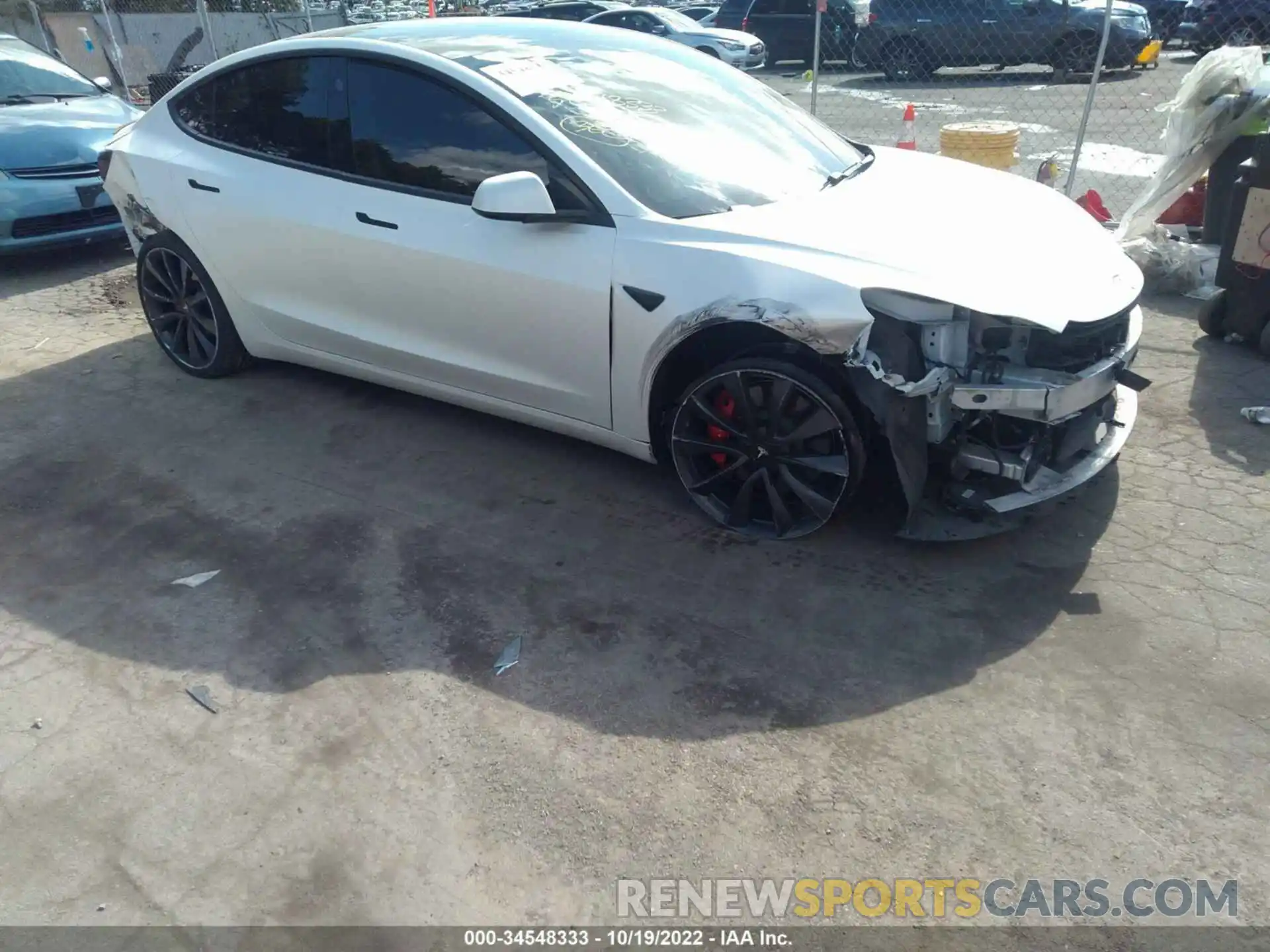 6 Photograph of a damaged car 5YJ3E1EC9LF714206 TESLA MODEL 3 2020