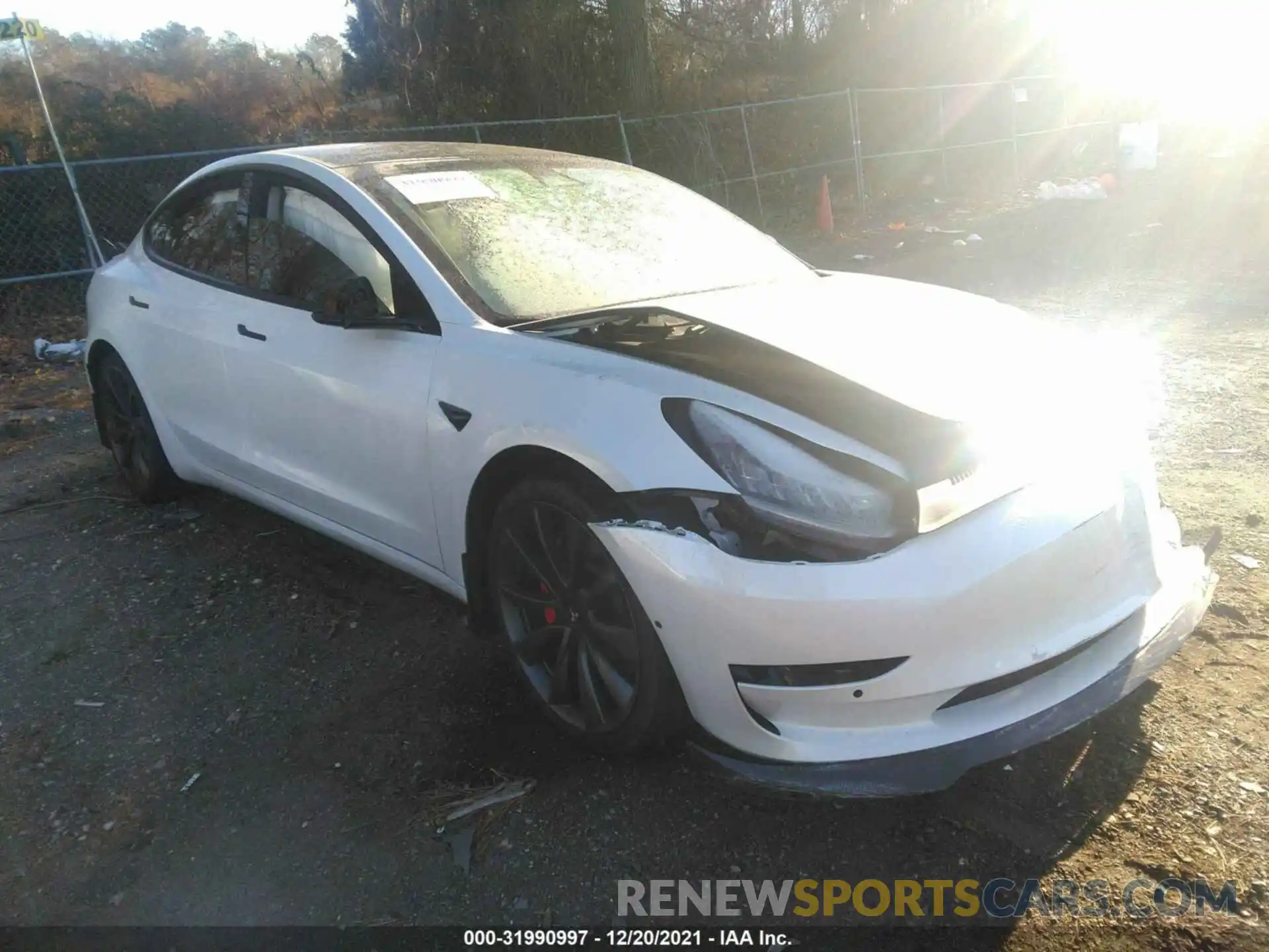 1 Photograph of a damaged car 5YJ3E1EC9LF719261 TESLA MODEL 3 2020