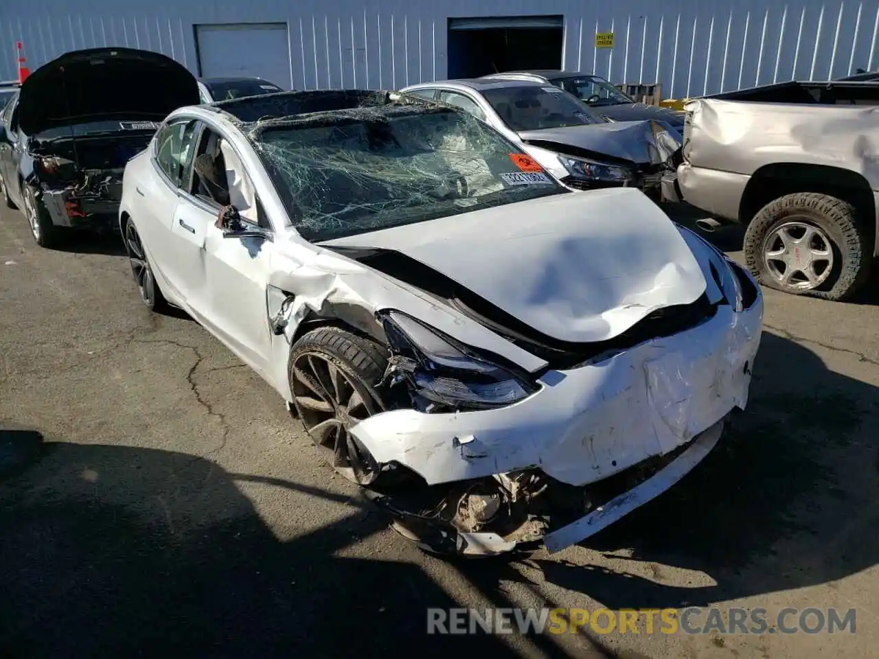 9 Photograph of a damaged car 5YJ3E1EC9LF719454 TESLA MODEL 3 2020