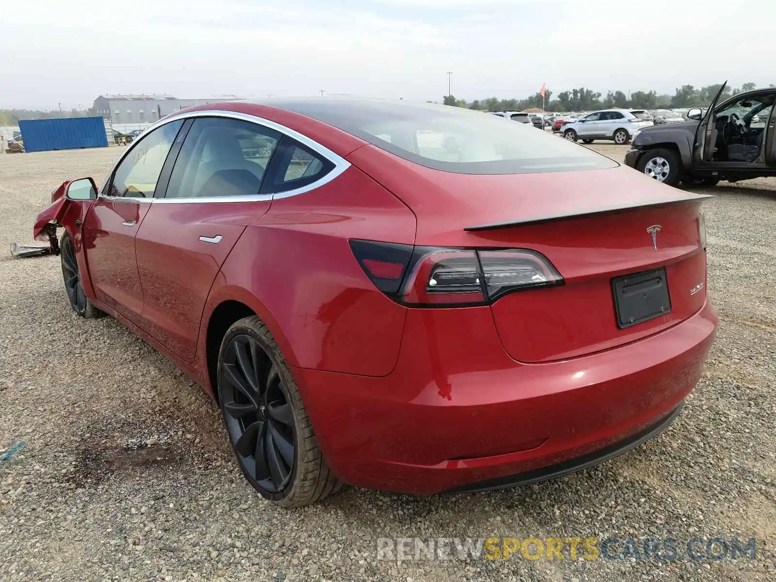 3 Photograph of a damaged car 5YJ3E1EC9LF783431 TESLA MODEL 3 2020