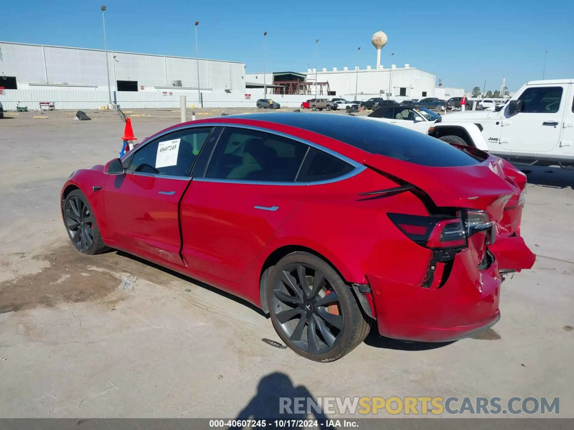 3 Photograph of a damaged car 5YJ3E1EC9LF784644 TESLA MODEL 3 2020