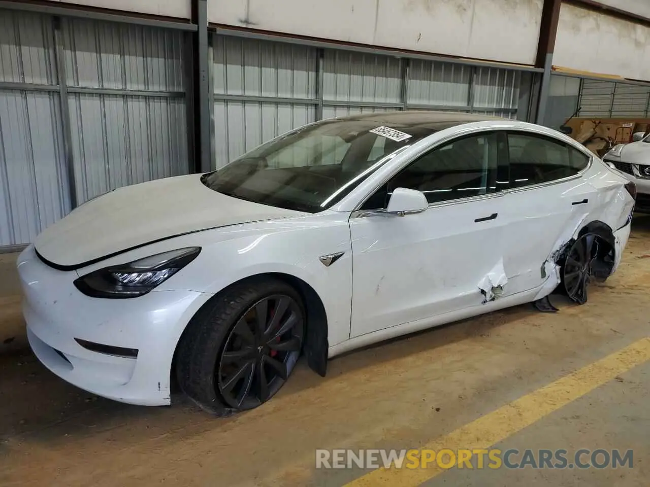 1 Photograph of a damaged car 5YJ3E1EC9LF796339 TESLA MODEL 3 2020