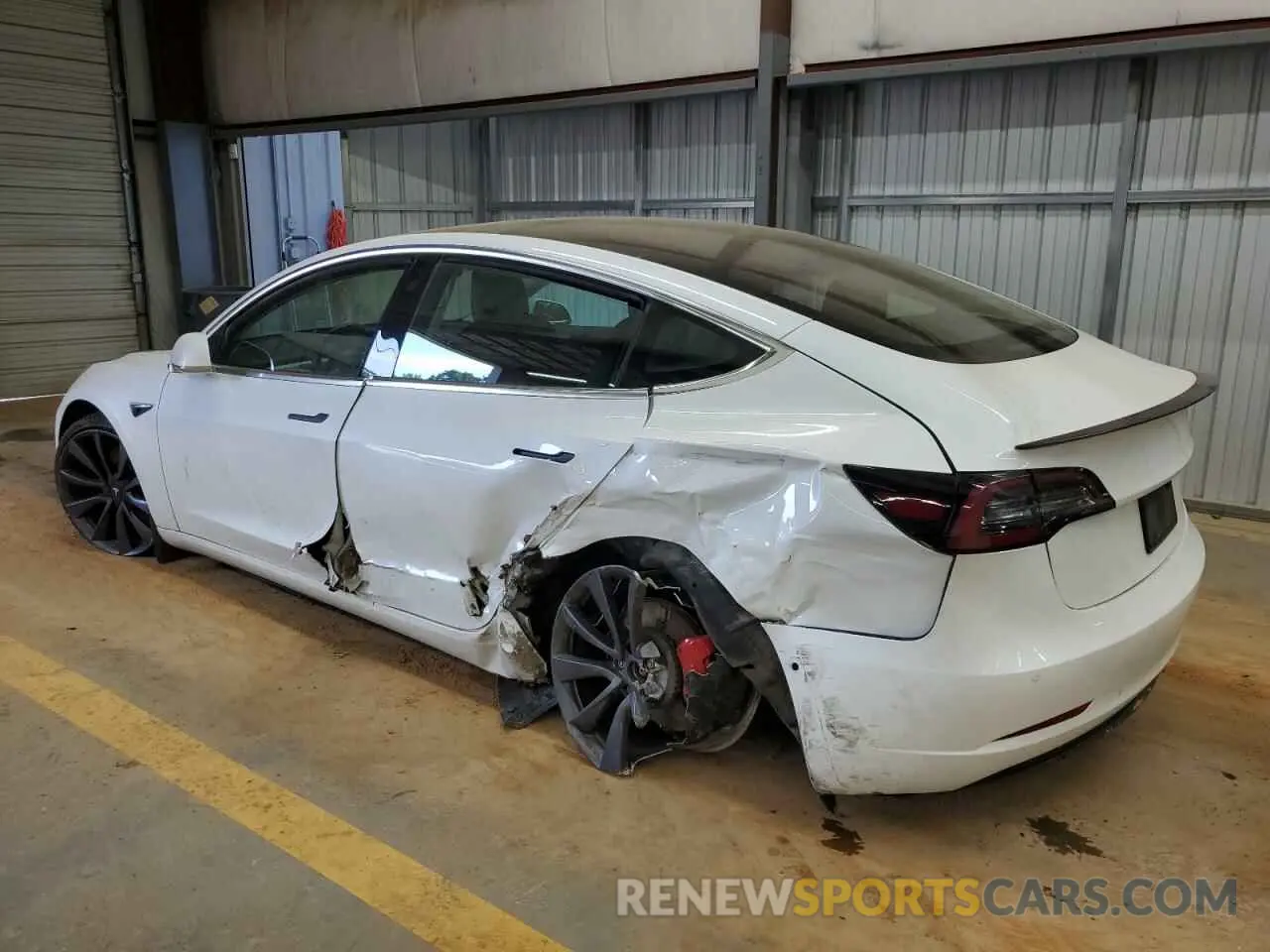 2 Photograph of a damaged car 5YJ3E1EC9LF796339 TESLA MODEL 3 2020