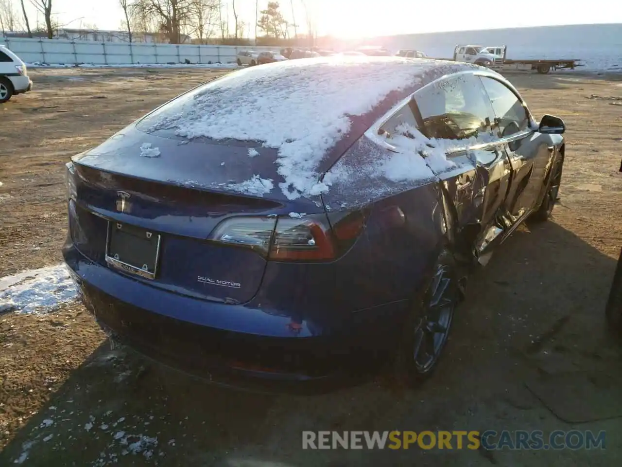 4 Photograph of a damaged car 5YJ3E1ECXLF586588 TESLA MODEL 3 2020