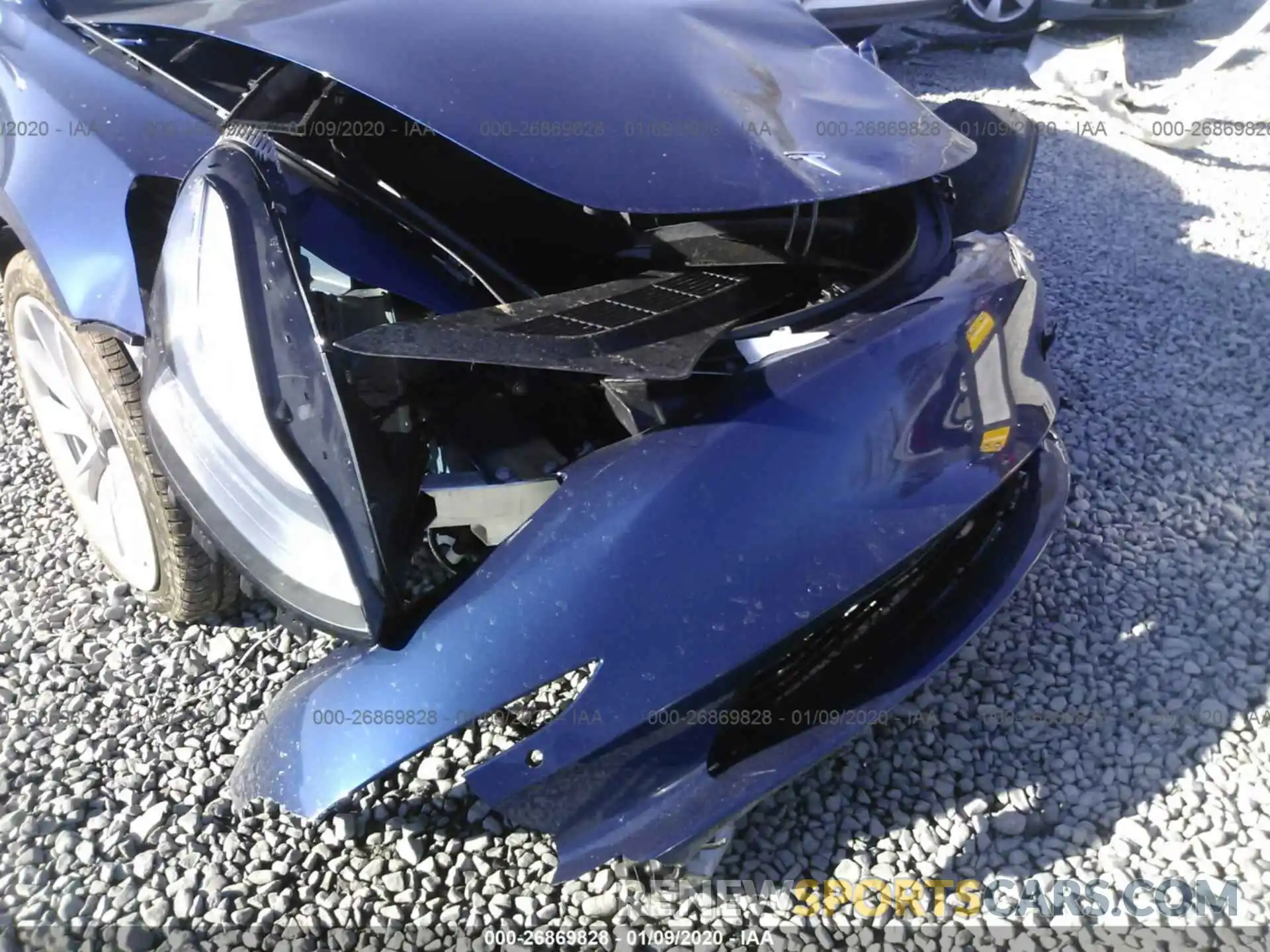 6 Photograph of a damaged car 5YJ3E1ECXLF586882 TESLA MODEL 3 2020