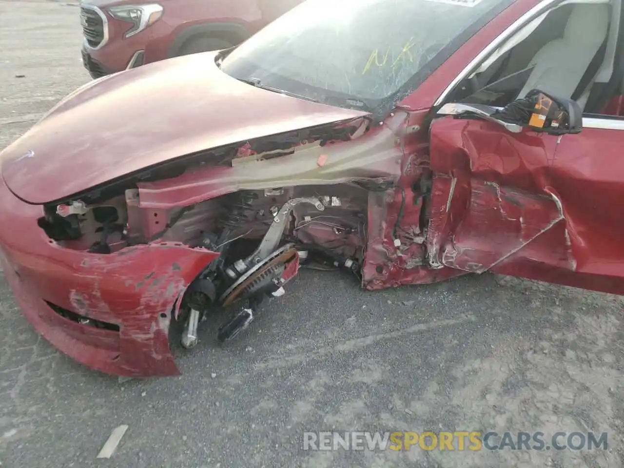 9 Photograph of a damaged car 5YJ3E1ECXLF641783 TESLA MODEL 3 2020