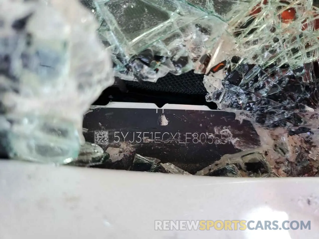 13 Photograph of a damaged car 5YJ3E1ECXLF805551 TESLA MODEL 3 2020