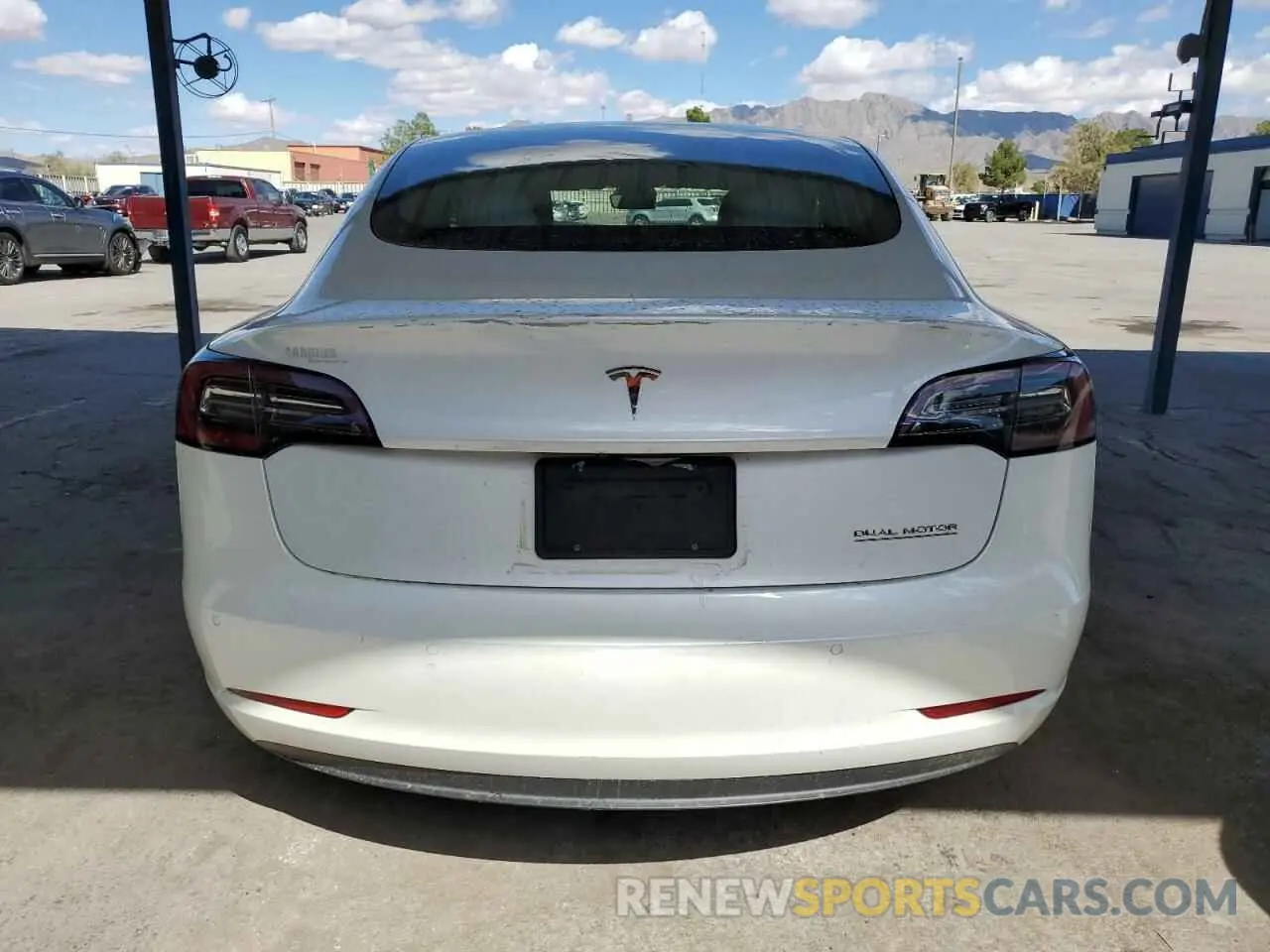 6 Photograph of a damaged car 5YJ3E1ECXLF805551 TESLA MODEL 3 2020