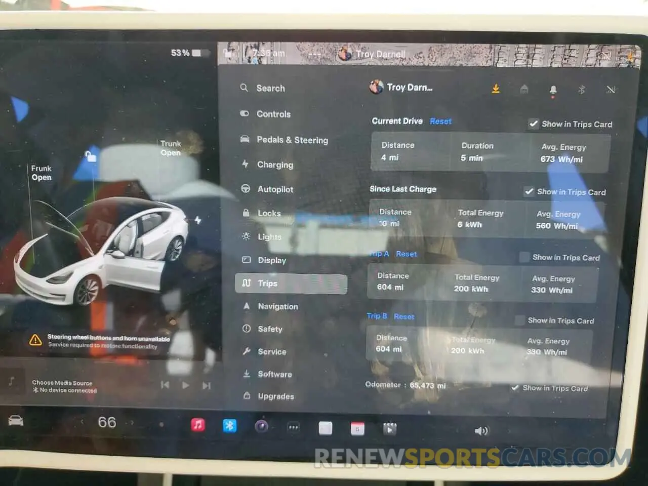 9 Photograph of a damaged car 5YJ3E1ECXLF805551 TESLA MODEL 3 2020