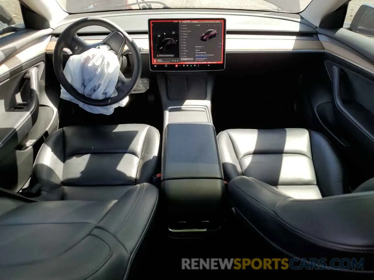 8 Photograph of a damaged car 5YJ3E1EA0MF005485 TESLA MODEL 3 2021