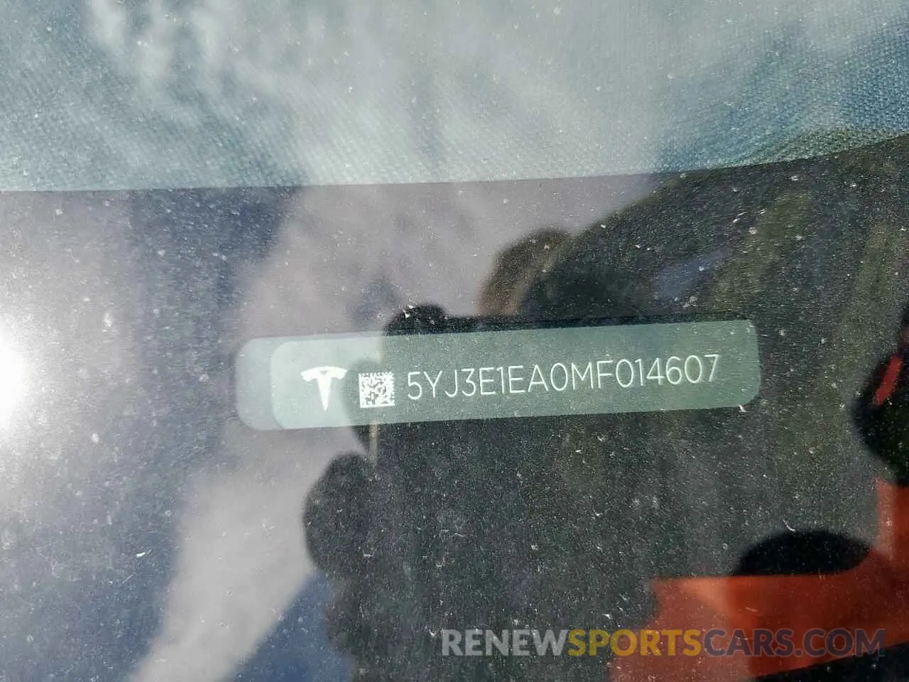 12 Photograph of a damaged car 5YJ3E1EA0MF014607 TESLA MODEL 3 2021