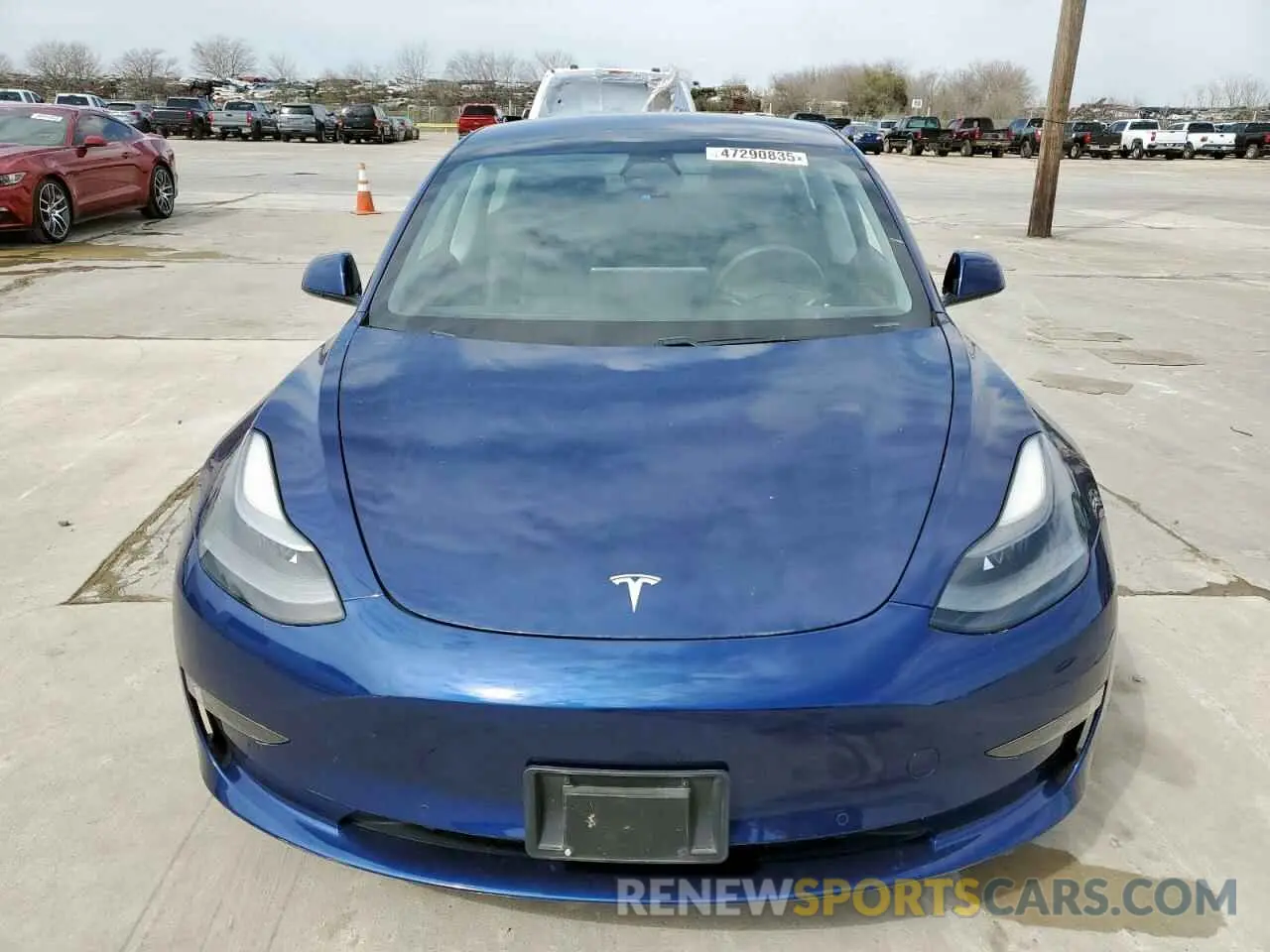 5 Photograph of a damaged car 5YJ3E1EA0MF014607 TESLA MODEL 3 2021