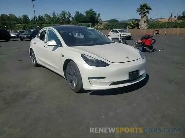 13 Photograph of a damaged car 5YJ3E1EA0MF017524 TESLA MODEL 3 2021