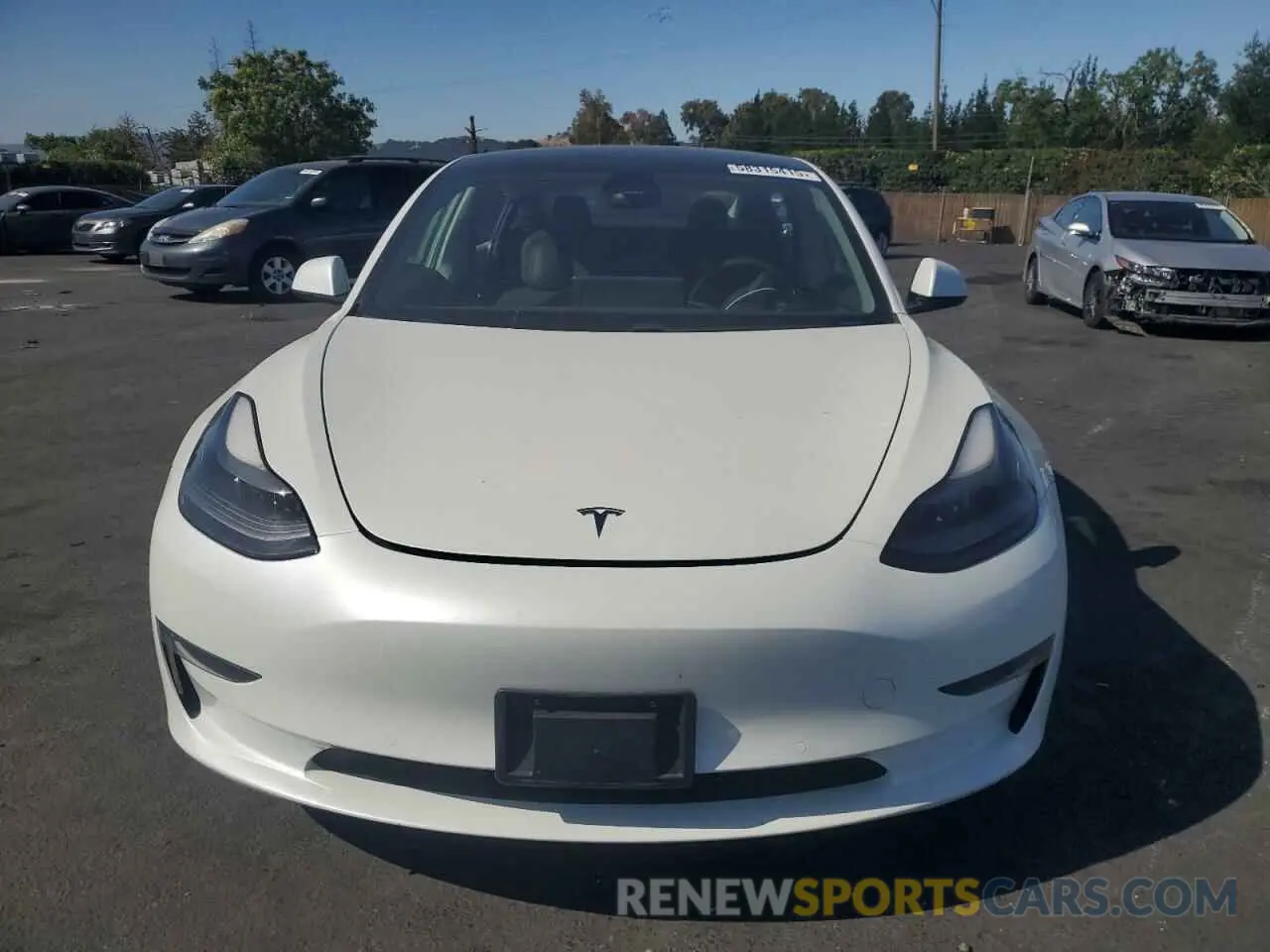 5 Photograph of a damaged car 5YJ3E1EA0MF017524 TESLA MODEL 3 2021
